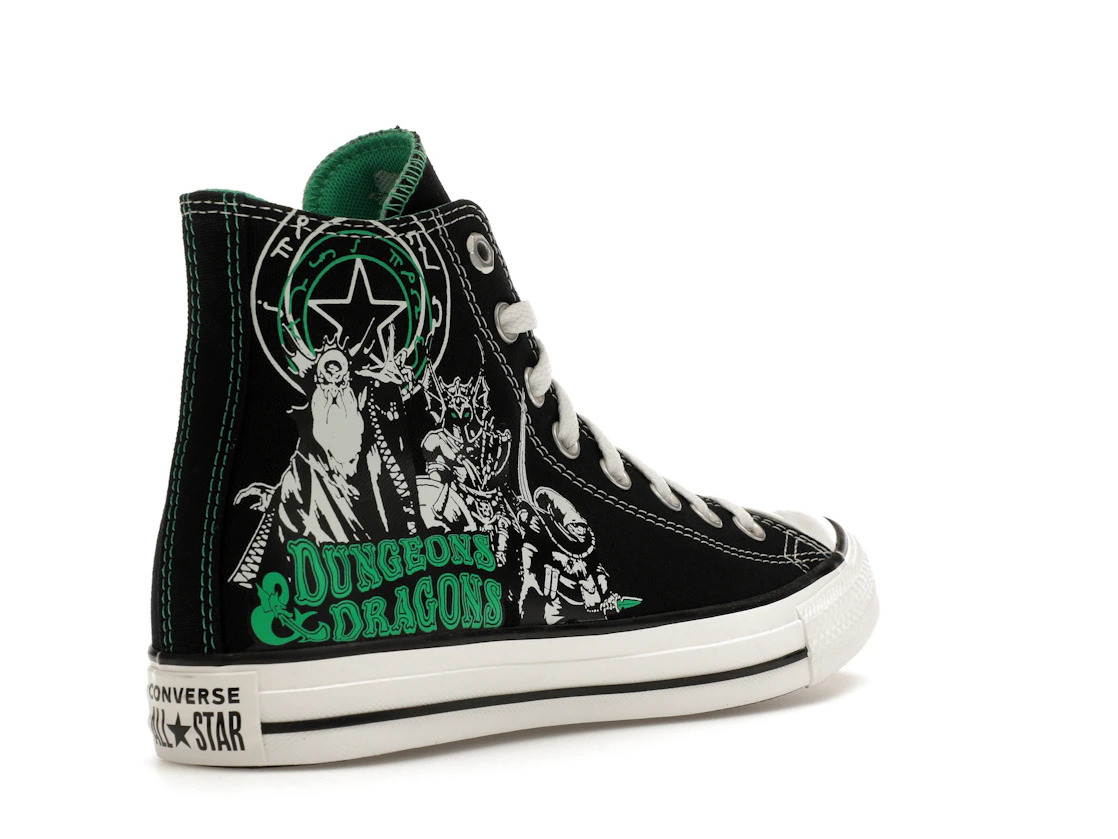 Vue 32 de Converse Chuck Taylor All Star Hi Dungeons & Dragons Black Green