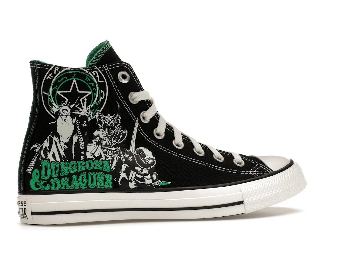Vue 35 de Converse Chuck Taylor All Star Hi Dungeons & Dragons Black Green