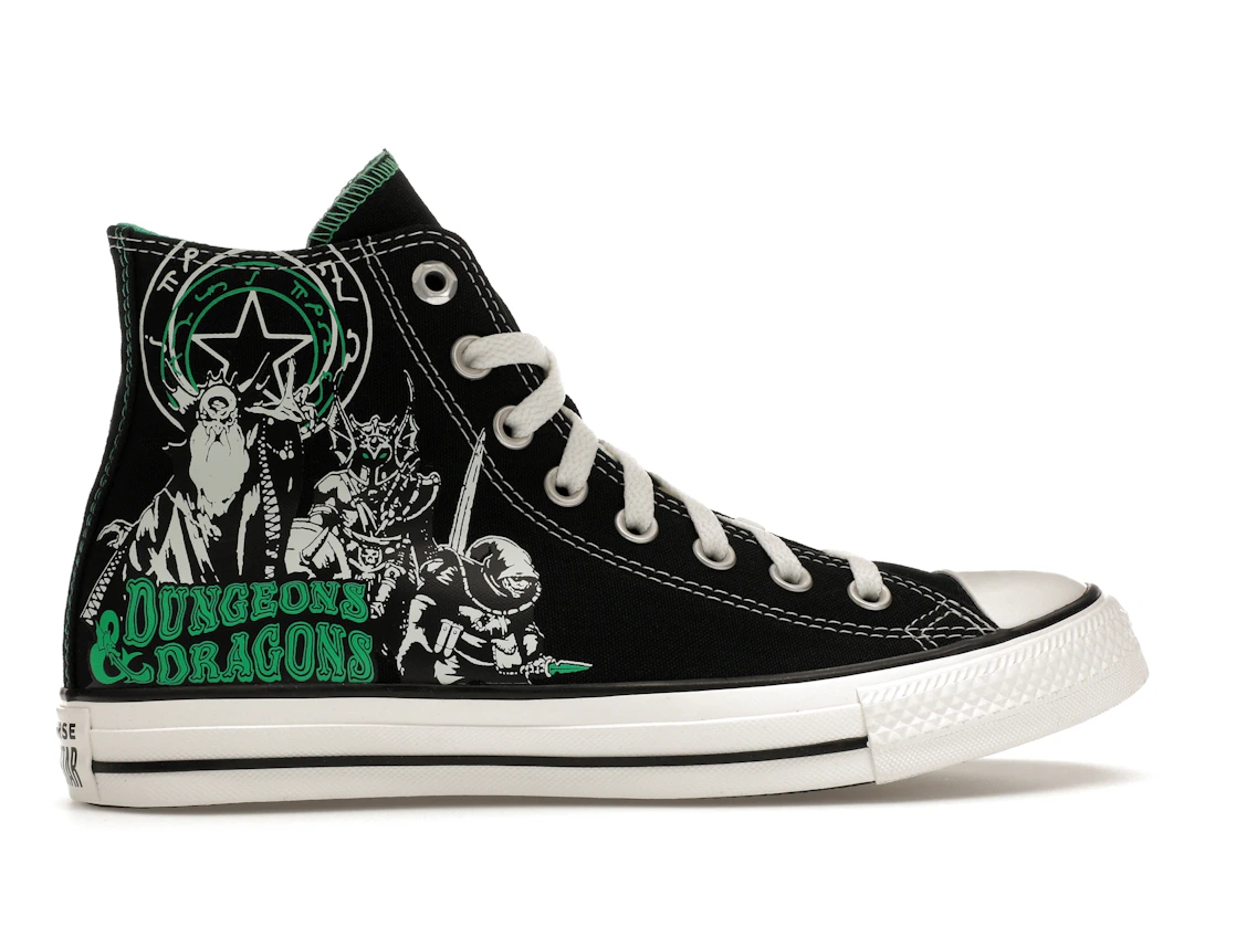 Vue 36 de Converse Chuck Taylor All Star Hi Dungeons & Dragons Black Green