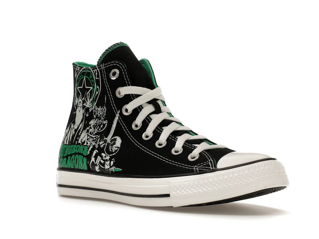Vue 5 de Converse Chuck Taylor All Star Hi Dungeons & Dragons Black Green