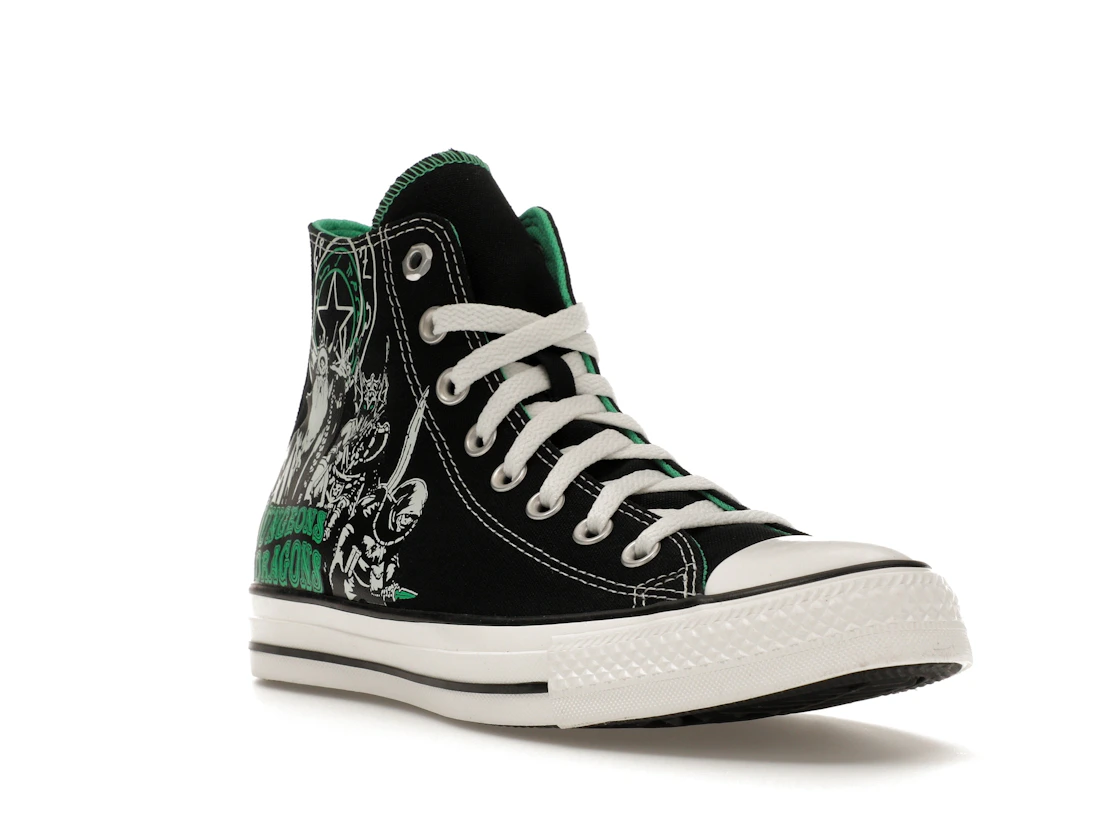 Vue 6 de Converse Chuck Taylor All Star Hi Dungeons & Dragons Black Green