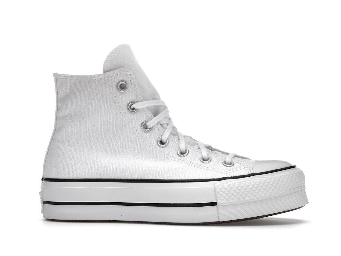 Vue 2 de Converse Chuck Taylor All Star Hi Platform White Black 