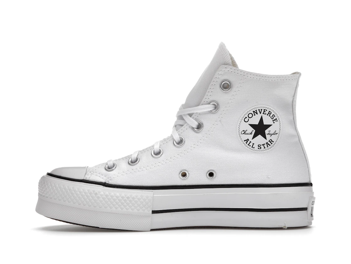 Vue 19 de Converse Chuck Taylor All Star Hi Platform White Black 
