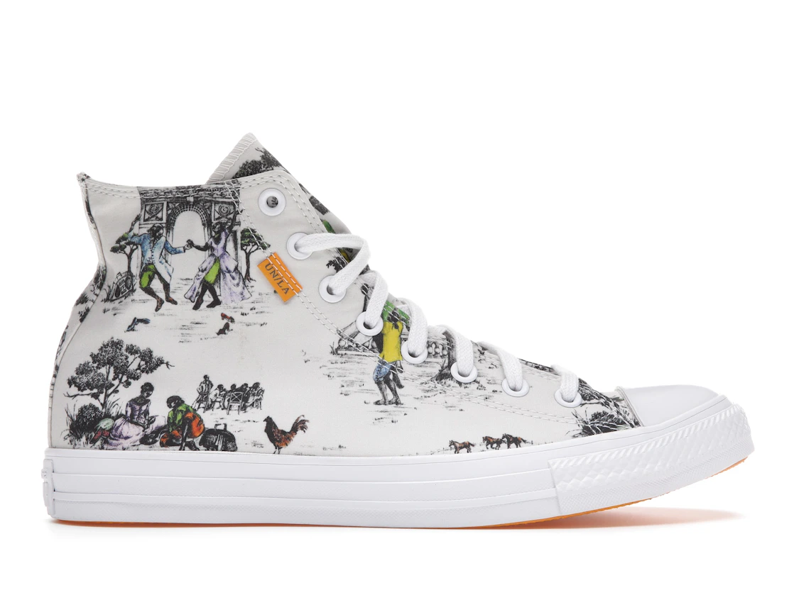 Vue 1 de Converse Chuck Taylor All Star Hi Union Sheila Bridges Harlem Toile