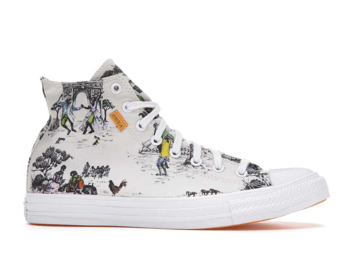 Vue 2 de Converse Chuck Taylor All Star Hi Union Sheila Bridges Harlem Toile