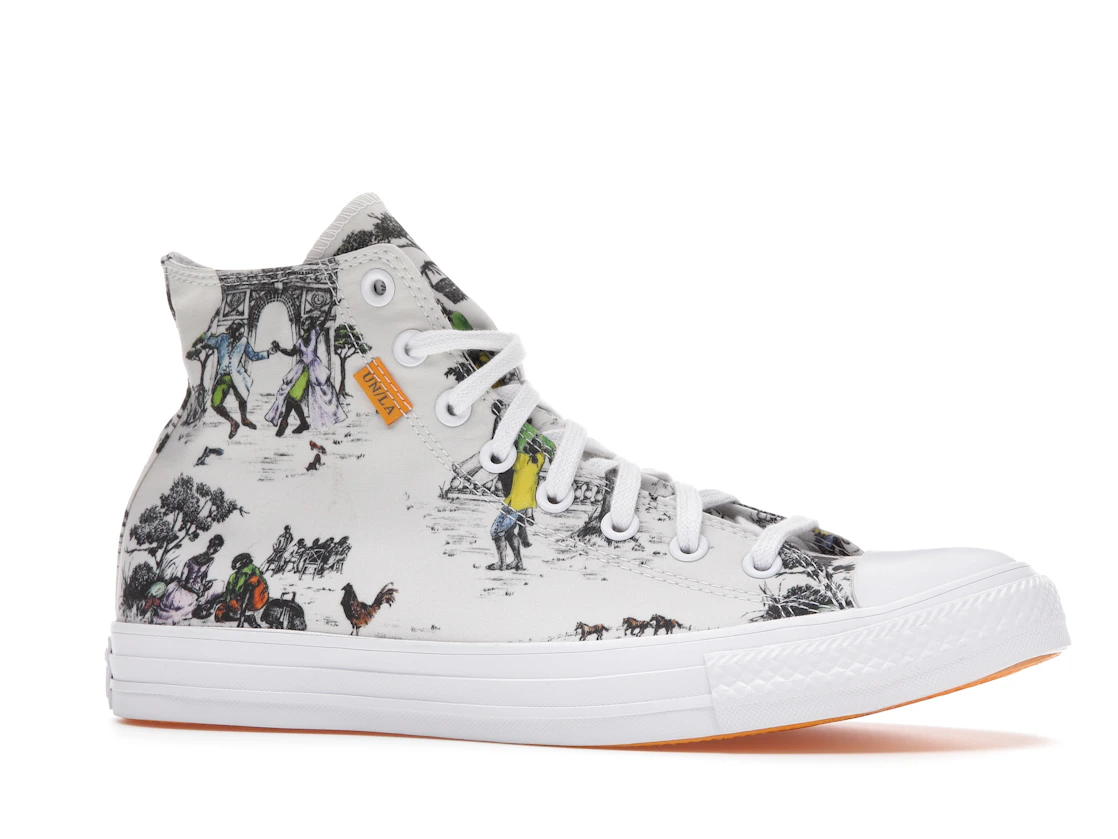 Vue 3 de Converse Chuck Taylor All Star Hi Union Sheila Bridges Harlem Toile