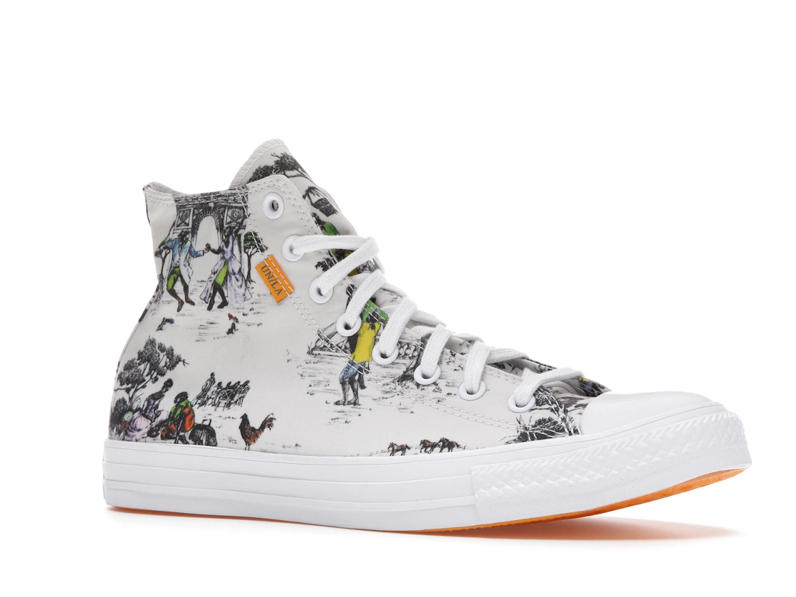 Vue 4 de Converse Chuck Taylor All Star Hi Union Sheila Bridges Harlem Toile