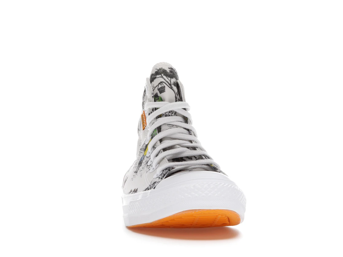 Vue 9 de Converse Chuck Taylor All Star Hi Union Sheila Bridges Harlem Toile