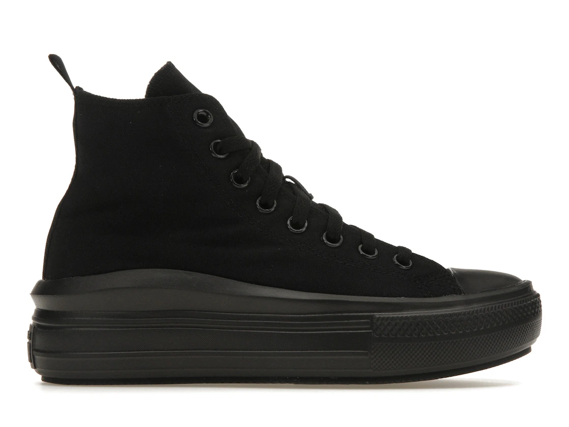 Vue 1 de Converse Chuck Taylor All Star Move Platform Black Dark Smoke Grey (GS)