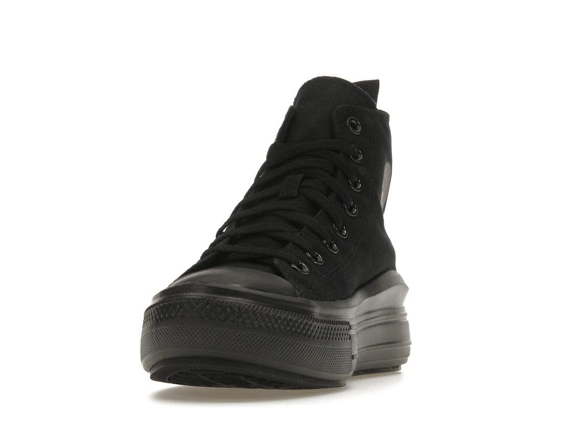 Vue 12 de Converse Chuck Taylor All Star Move Platform Black Dark Smoke Grey (GS)