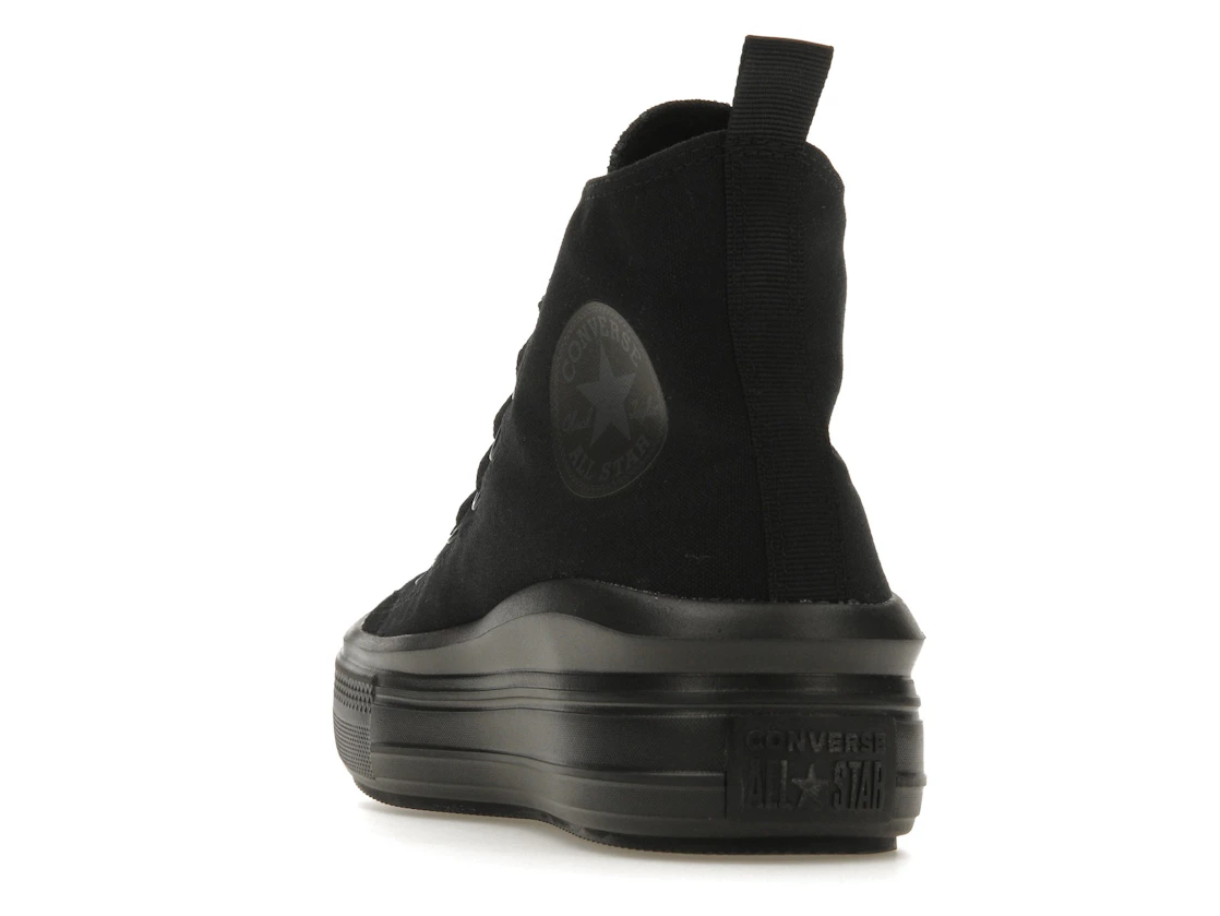 Vue 26 de Converse Chuck Taylor All Star Move Platform Black Dark Smoke Grey (GS)