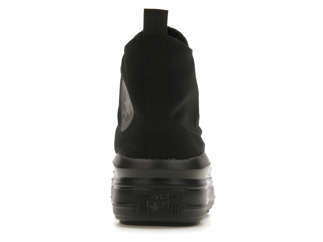 Vue 28 de Converse Chuck Taylor All Star Move Platform Black Dark Smoke Grey (GS)