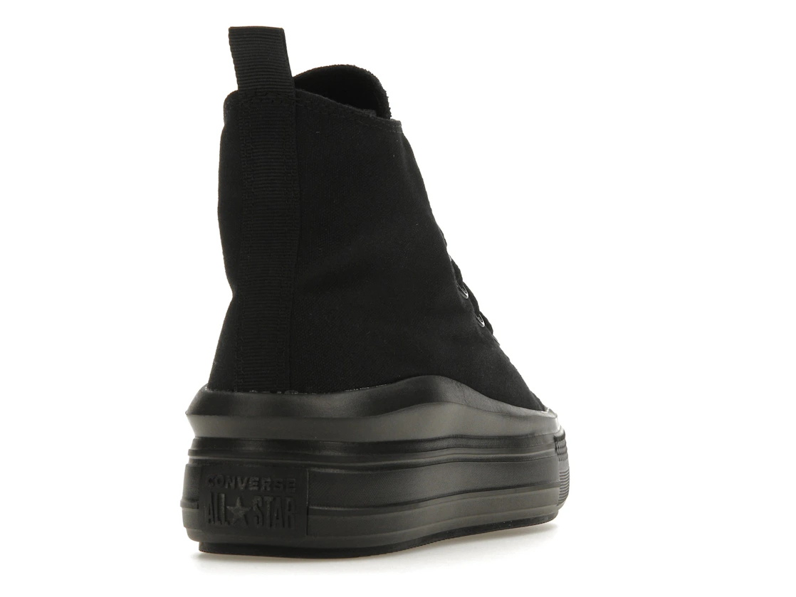 Vue 30 de Converse Chuck Taylor All Star Move Platform Black Dark Smoke Grey (GS)