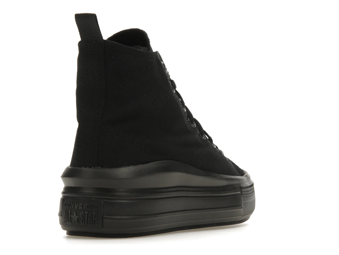 Vue 31 de Converse Chuck Taylor All Star Move Platform Black Dark Smoke Grey (GS)