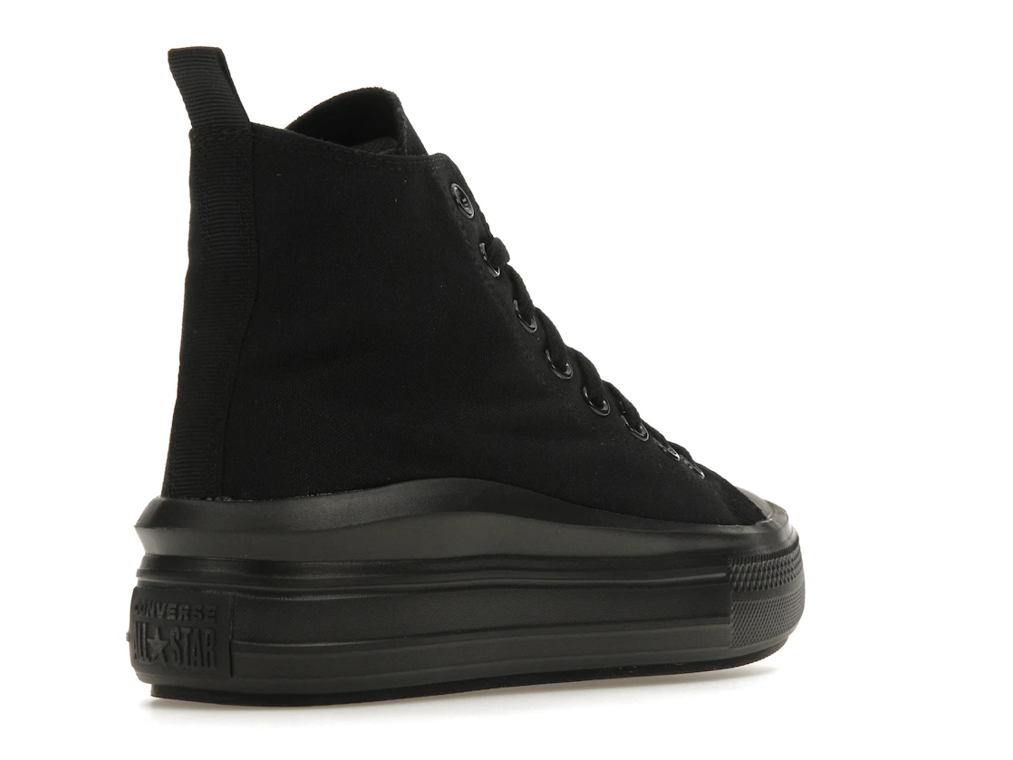 Vue 32 de Converse Chuck Taylor All Star Move Platform Black Dark Smoke Grey (GS)