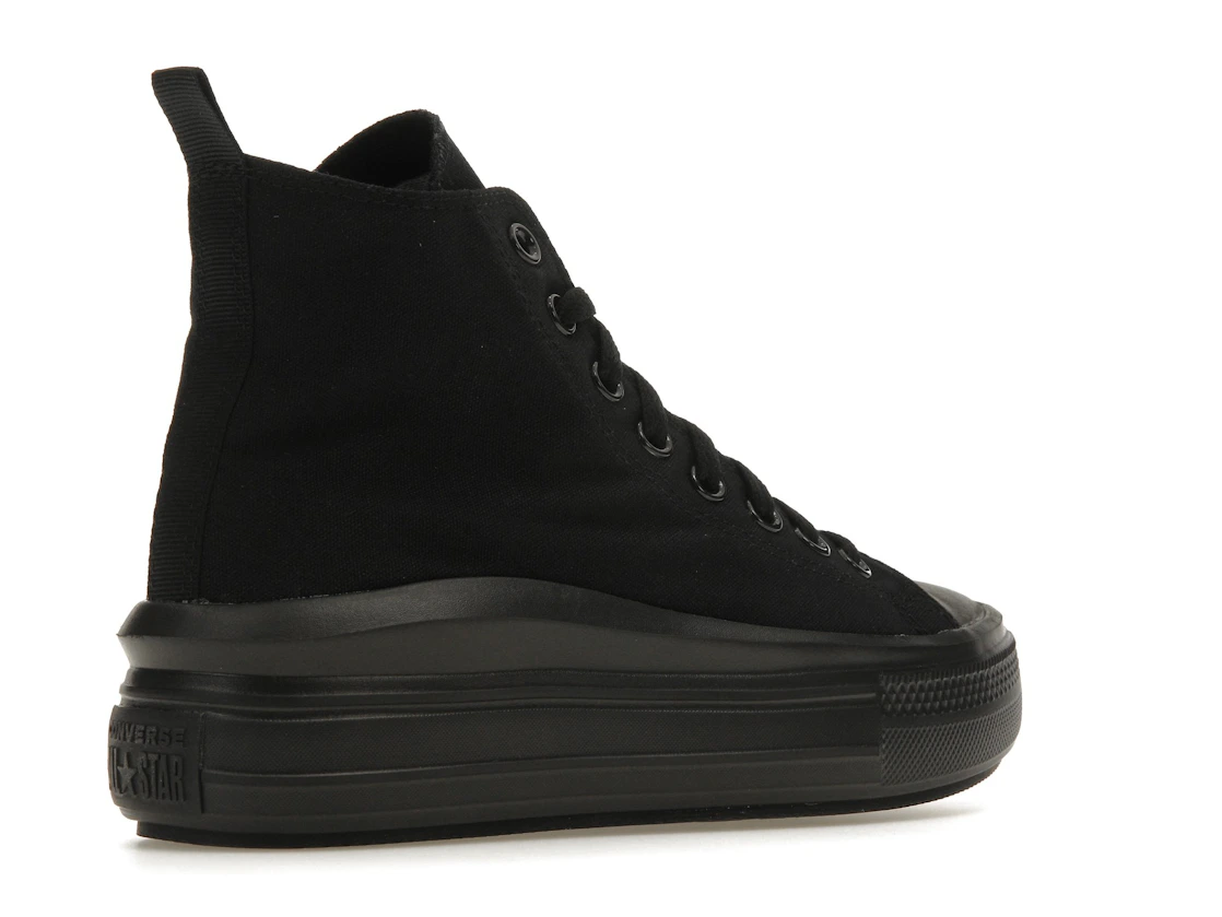 Vue 33 de Converse Chuck Taylor All Star Move Platform Black Dark Smoke Grey (GS)