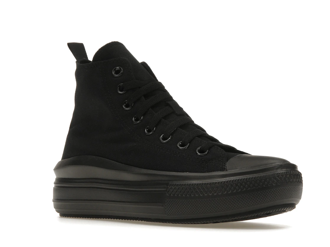 Vue 5 de Converse Chuck Taylor All Star Move Platform Black Dark Smoke Grey (GS)