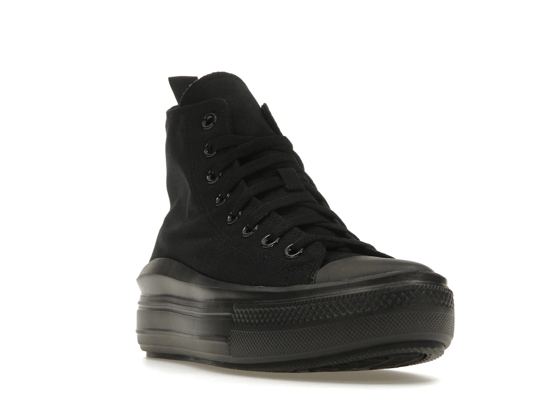 Vue 7 de Converse Chuck Taylor All Star Move Platform Black Dark Smoke Grey (GS)
