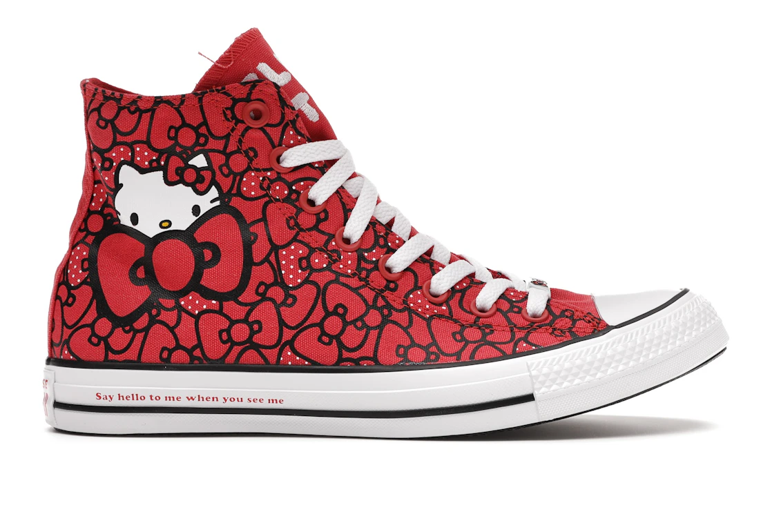 Vue 1 de Converse Chuck Taylor All Star Hi Hello Kitty Bows