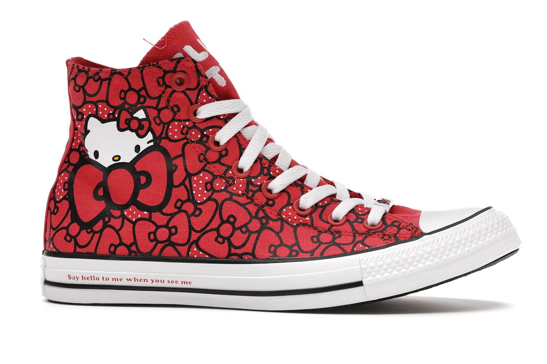Vue 2 de Converse Chuck Taylor All Star Hi Hello Kitty Bows