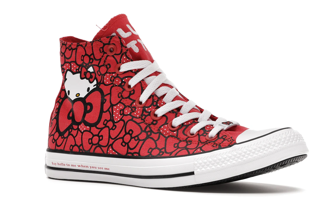Vue 4 de Converse Chuck Taylor All Star Hi Hello Kitty Bows