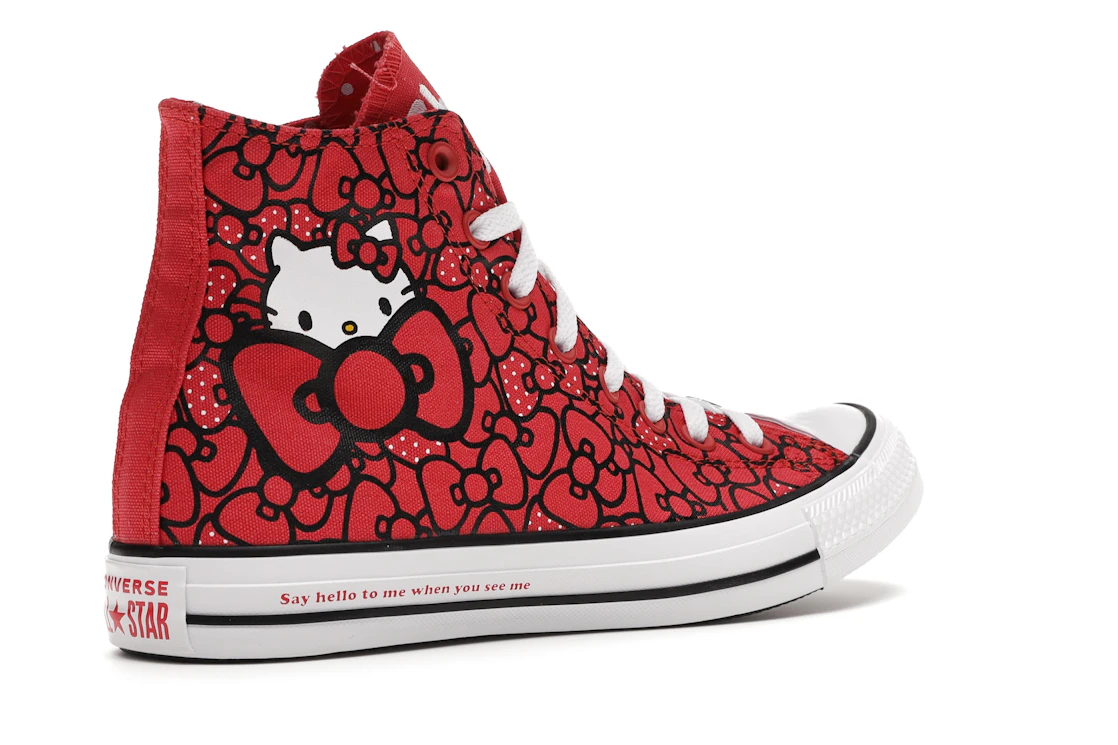 Vue 33 de Converse Chuck Taylor All Star Hi Hello Kitty Bows