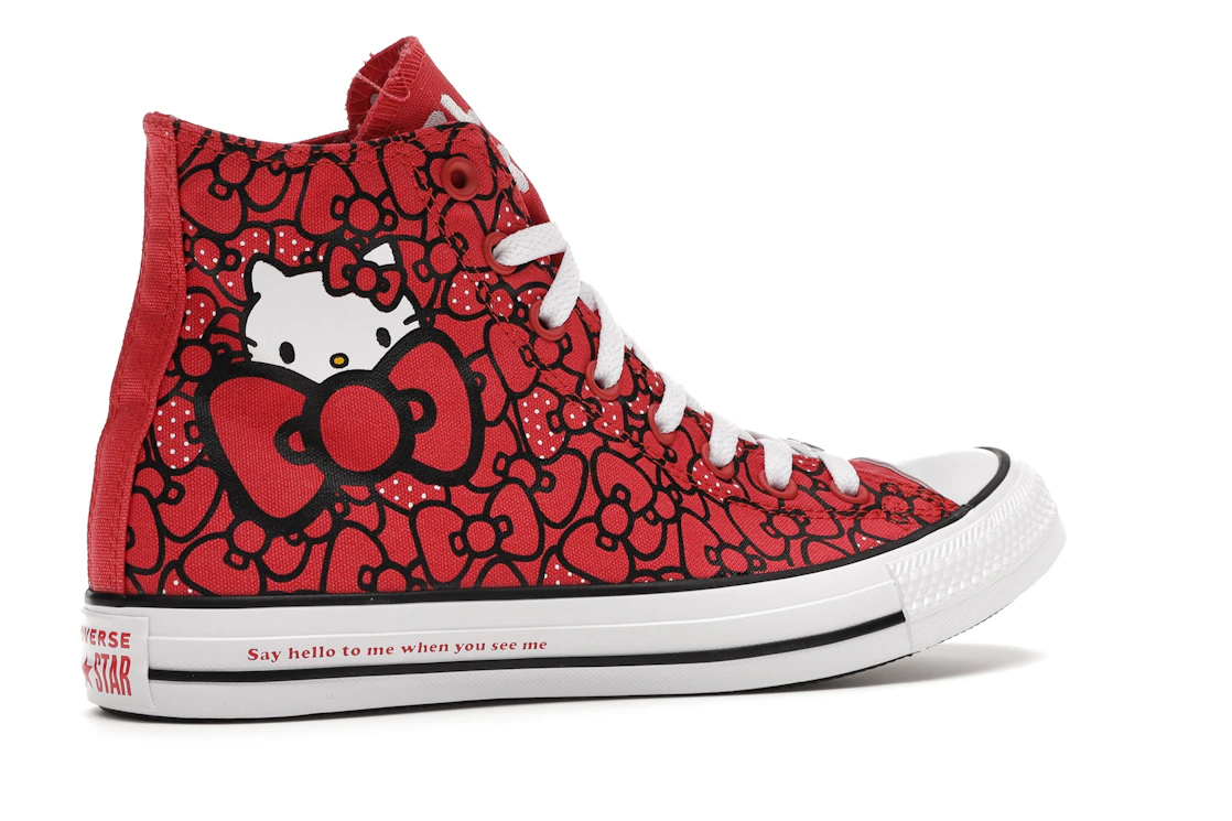 Vue 34 de Converse Chuck Taylor All Star Hi Hello Kitty Bows