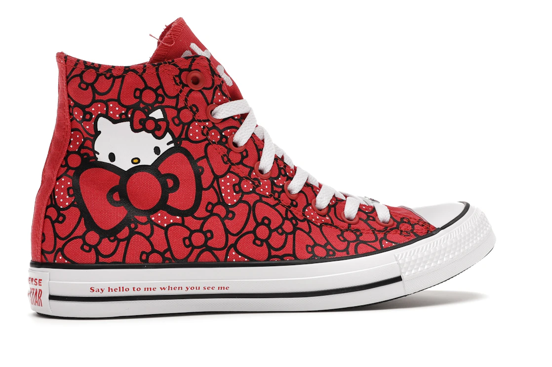 Vue 35 de Converse Chuck Taylor All Star Hi Hello Kitty Bows