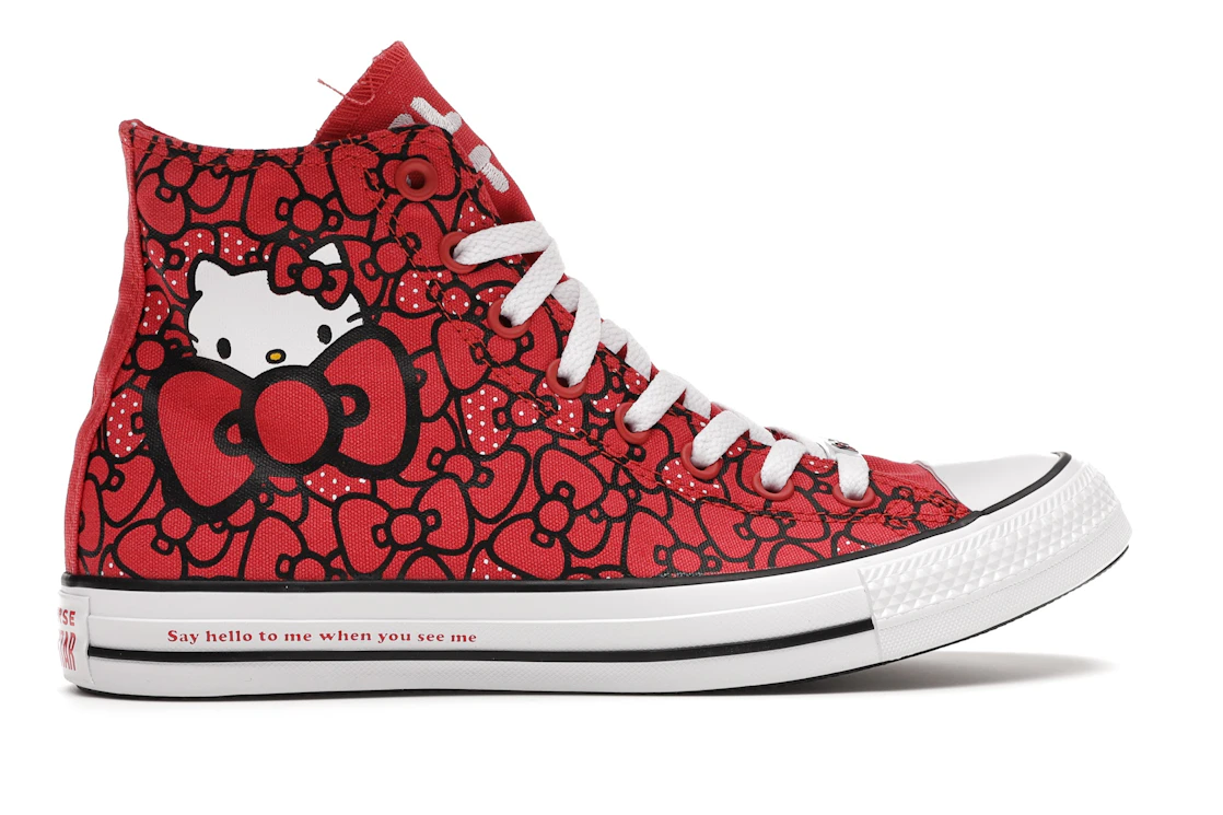 Vue 36 de Converse Chuck Taylor All Star Hi Hello Kitty Bows