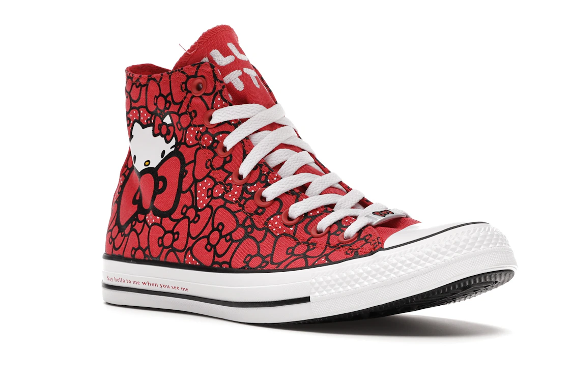 Vue 5 de Converse Chuck Taylor All Star Hi Hello Kitty Bows