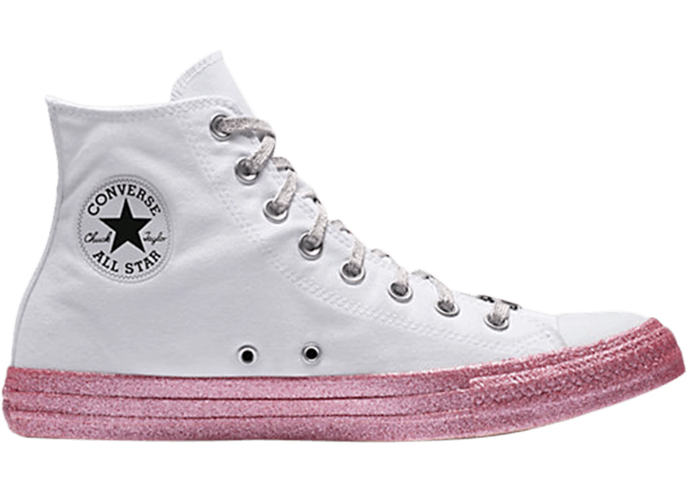 Converse Chuck Taylor All Star High Miley Cyrus White Pink
