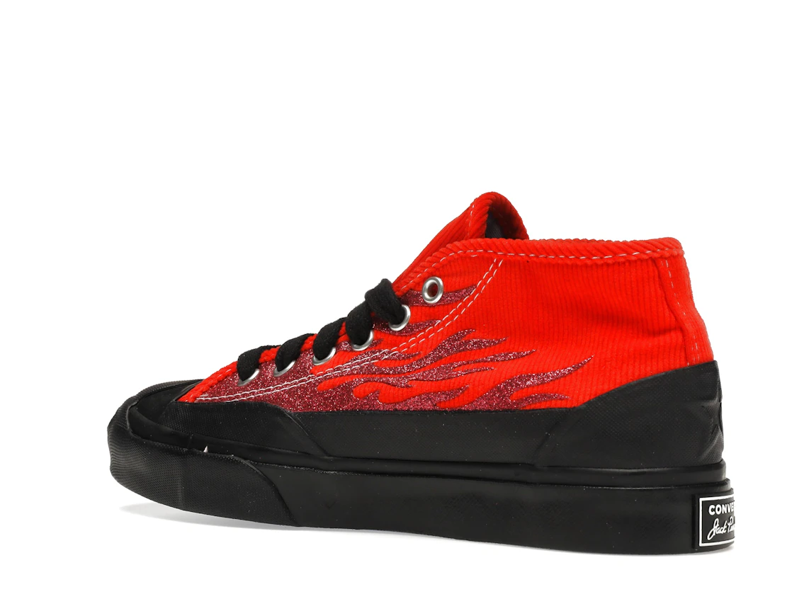Vue 23 de Converse Jack Purcell Chukka Mid ASAP Nast Red