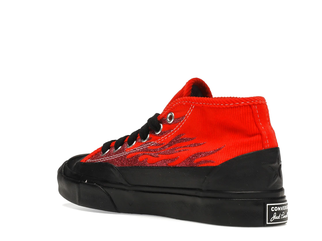 Vue 24 de Converse Jack Purcell Chukka Mid ASAP Nast Red