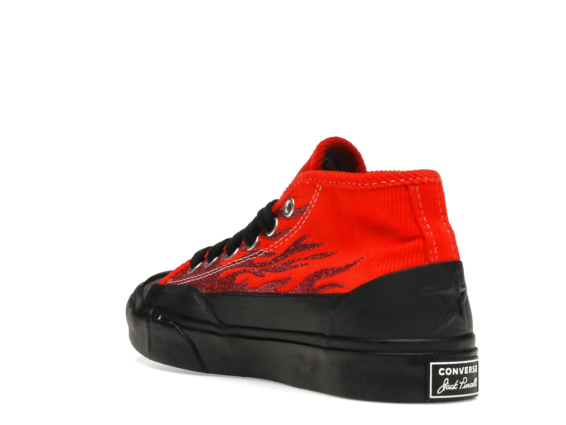 Vue 25 de Converse Jack Purcell Chukka Mid ASAP Nast Red