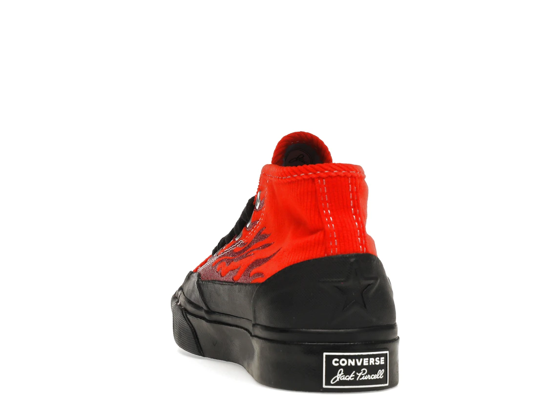 Vue 27 de Converse Jack Purcell Chukka Mid ASAP Nast Red