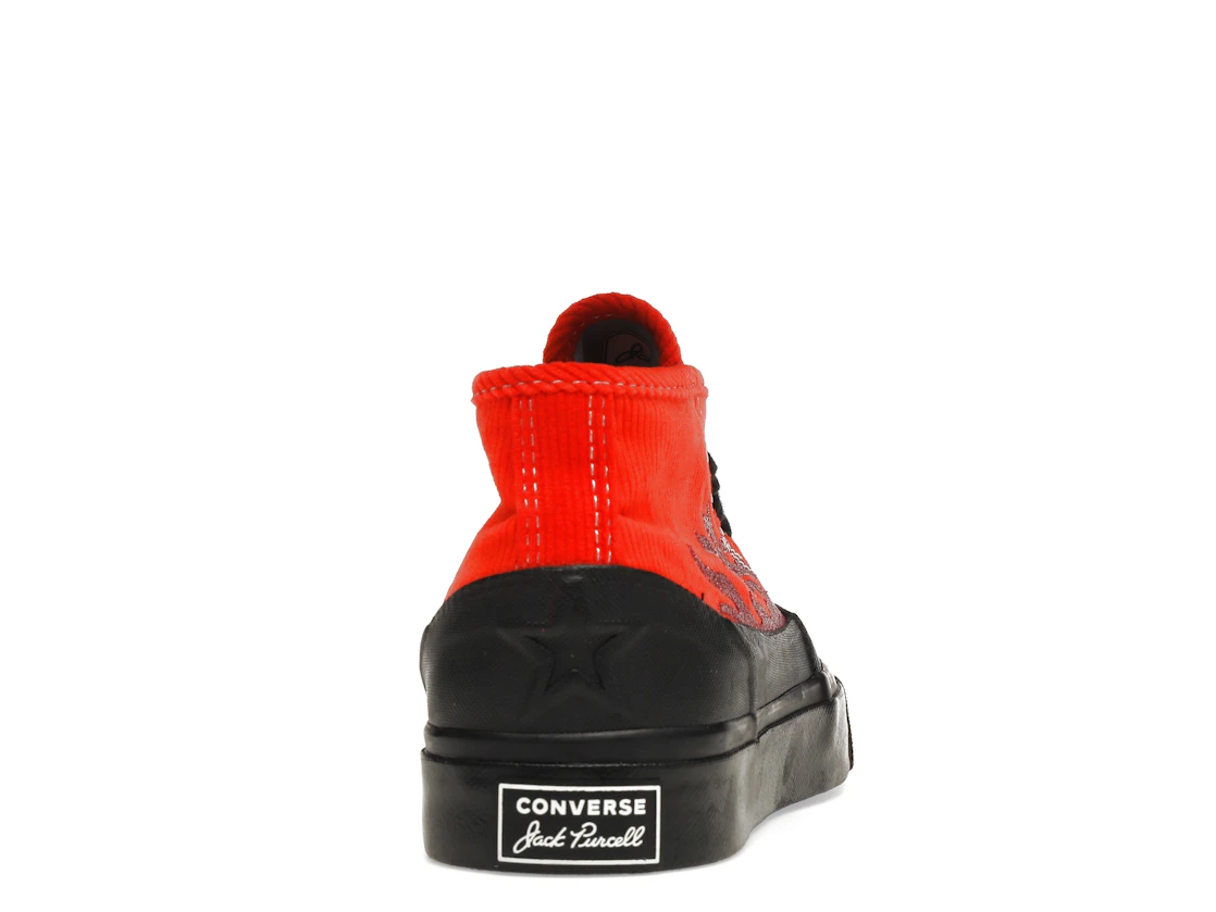Vue 29 de Converse Jack Purcell Chukka Mid ASAP Nast Red