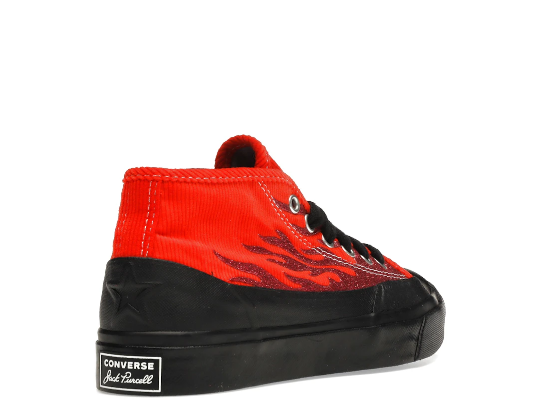 Vue 32 de Converse Jack Purcell Chukka Mid ASAP Nast Red