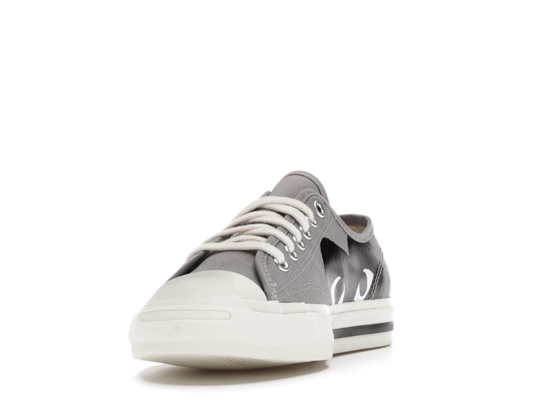 Vue 12 de Converse Jack Purcell Comme des Garcons PLAY Grey Black