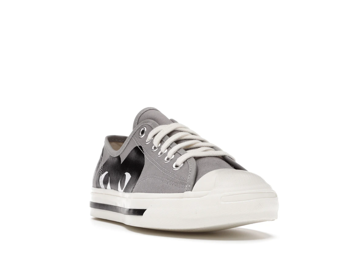 Vue 7 de Converse Jack Purcell Comme des Garcons PLAY Grey Black