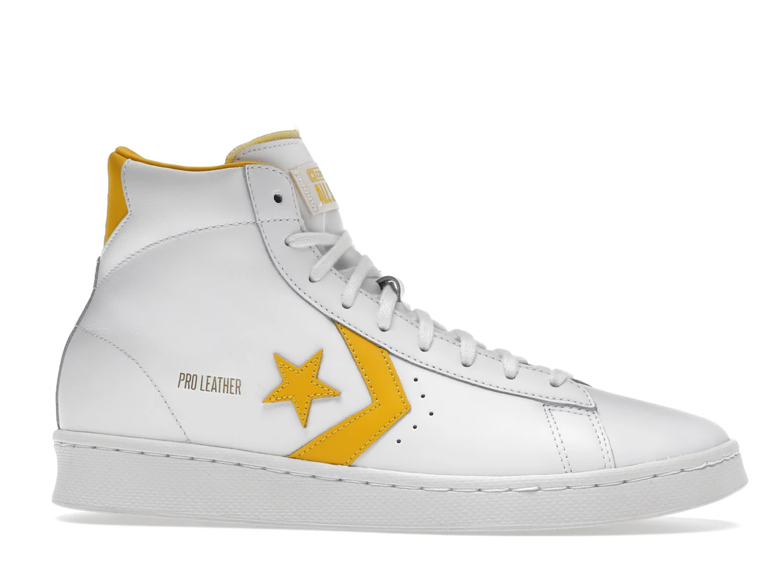 Vue 2 de Converse Pro Leather Hi White Amarillo