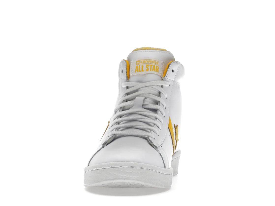 Vue 11 de Converse Pro Leather Hi White Amarillo