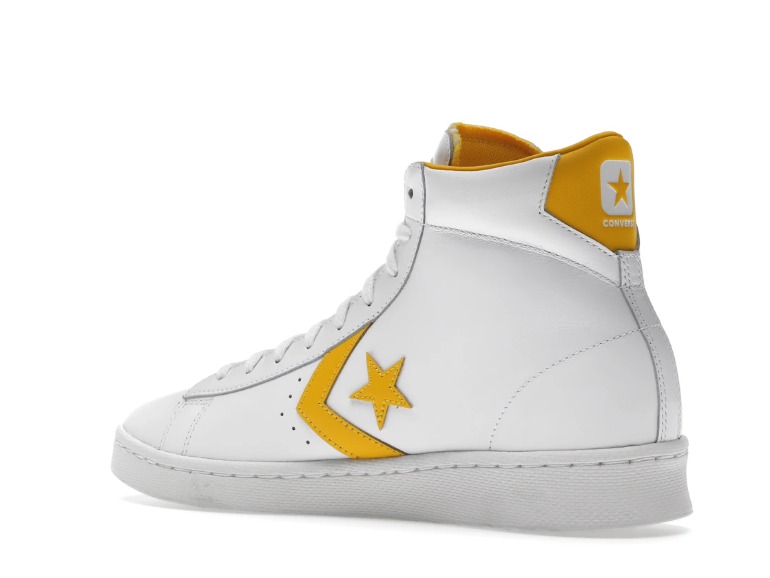 Vue 23 de Converse Pro Leather Hi White Amarillo