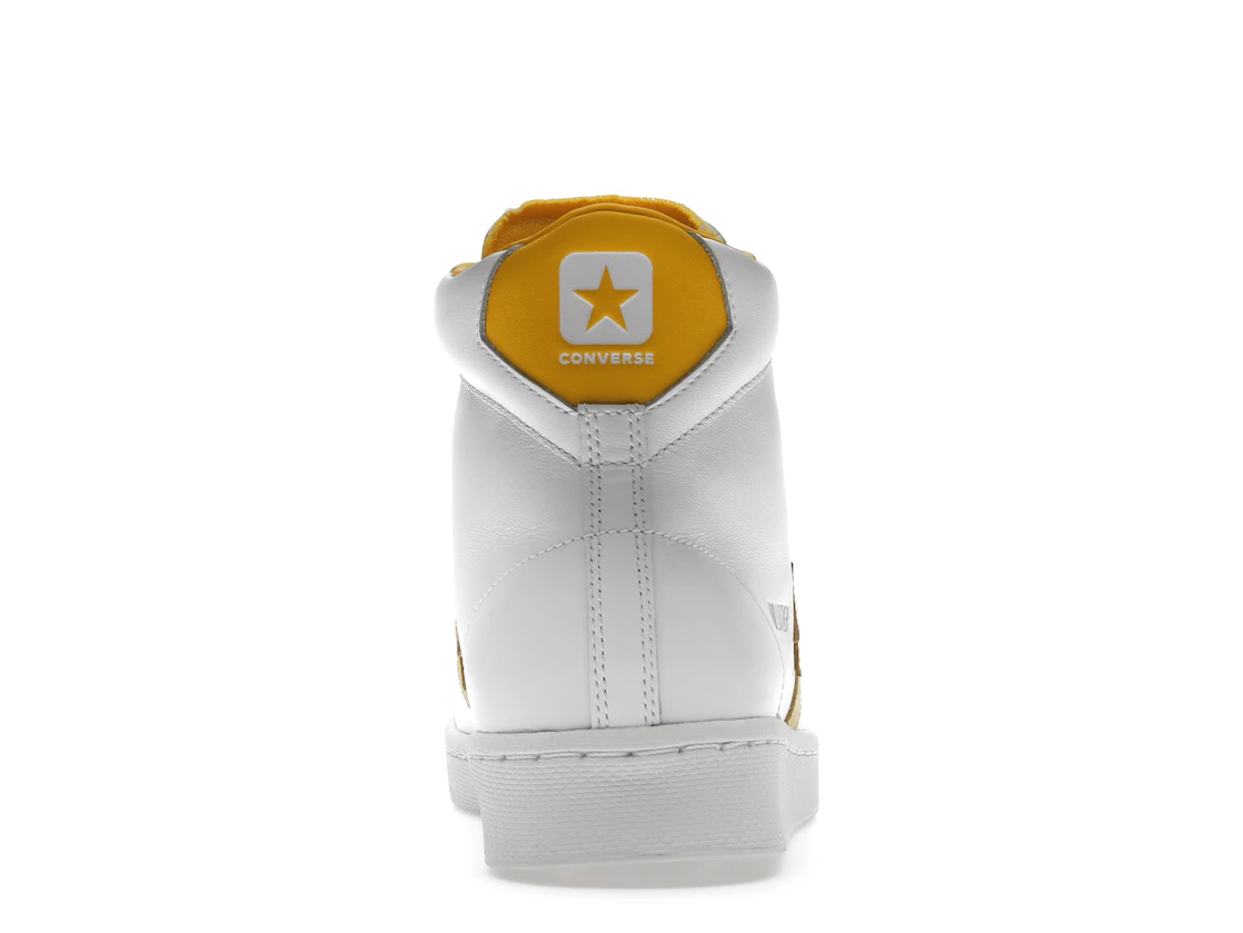 Vue 28 de Converse Pro Leather Hi White Amarillo