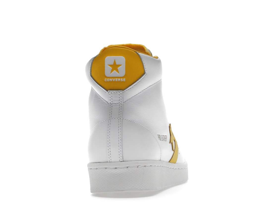 Vue 29 de Converse Pro Leather Hi White Amarillo