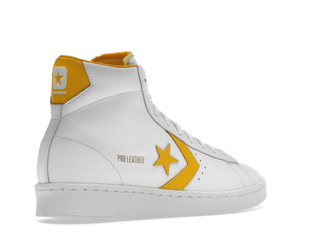 Vue 33 de Converse Pro Leather Hi White Amarillo