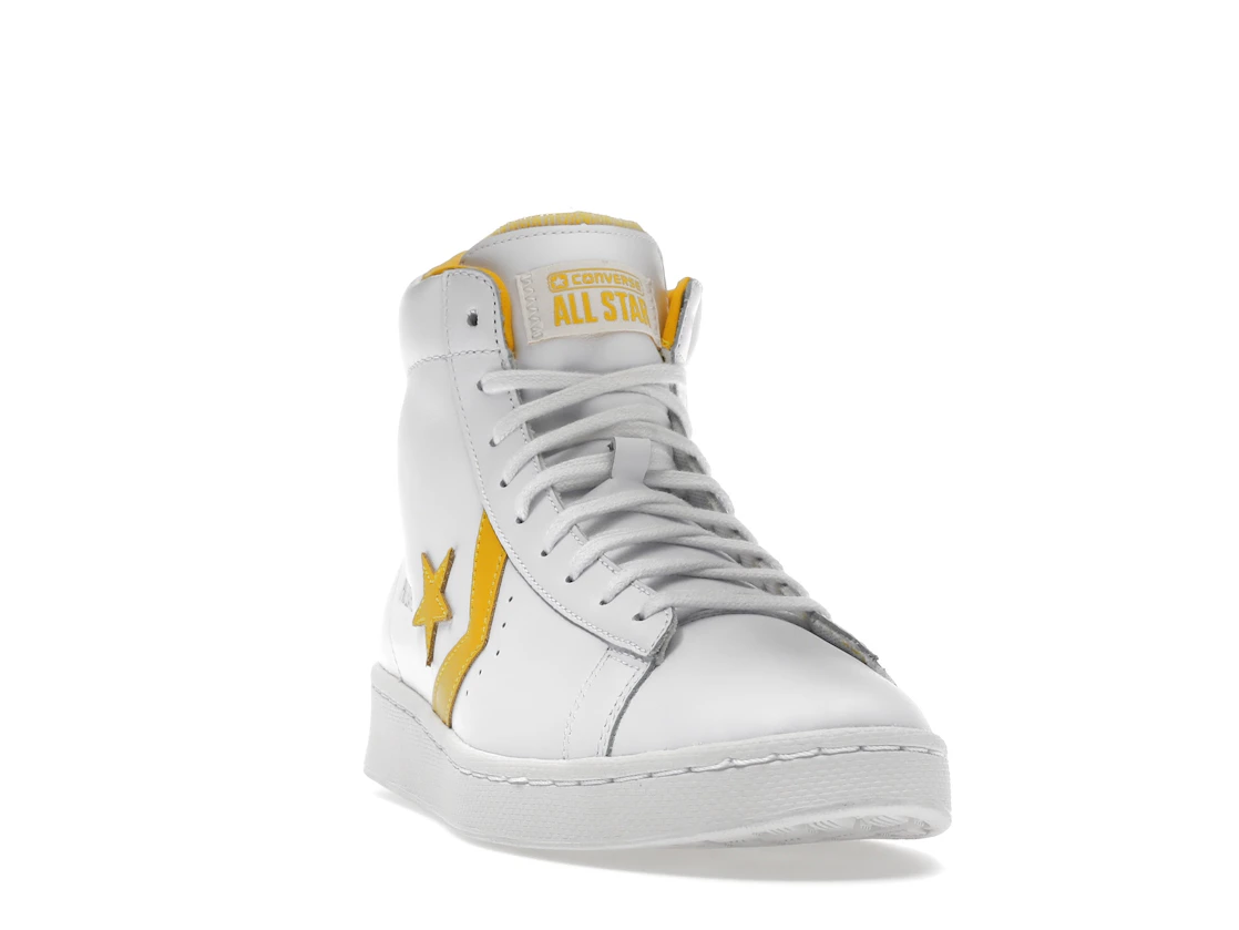 Vue 8 de Converse Pro Leather Hi White Amarillo