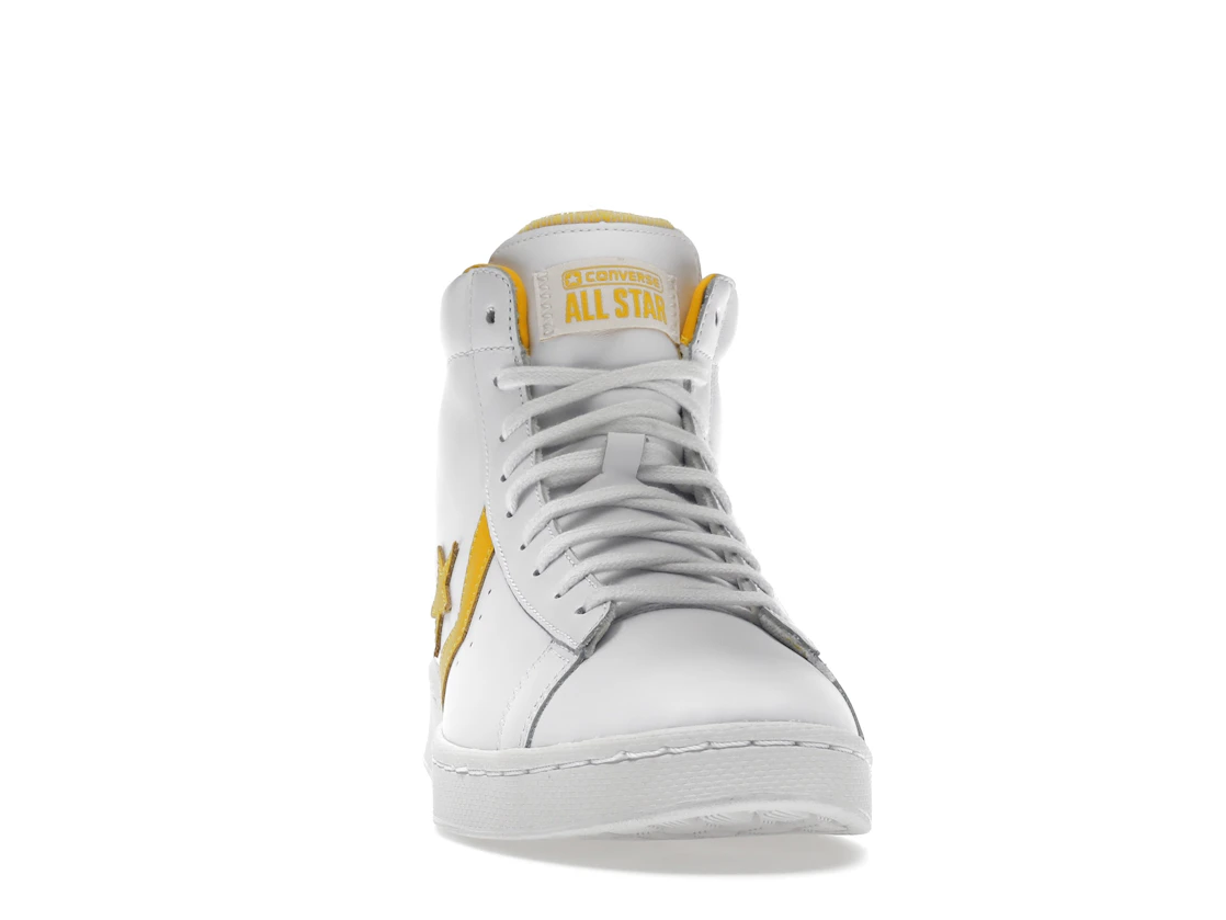 Vue 9 de Converse Pro Leather Hi White Amarillo