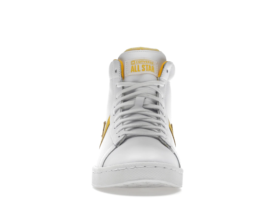 Vue 10 de Converse Pro Leather Hi White Amarillo