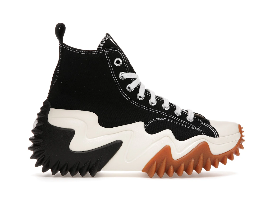 Vue 1 de Converse Run Star Motion Black White Gum