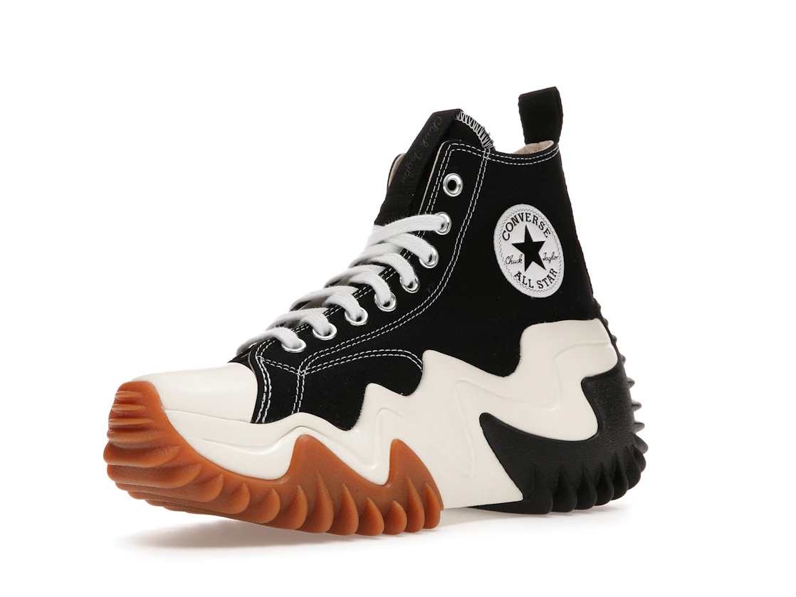 Vue 15 de Converse Run Star Motion Black White Gum